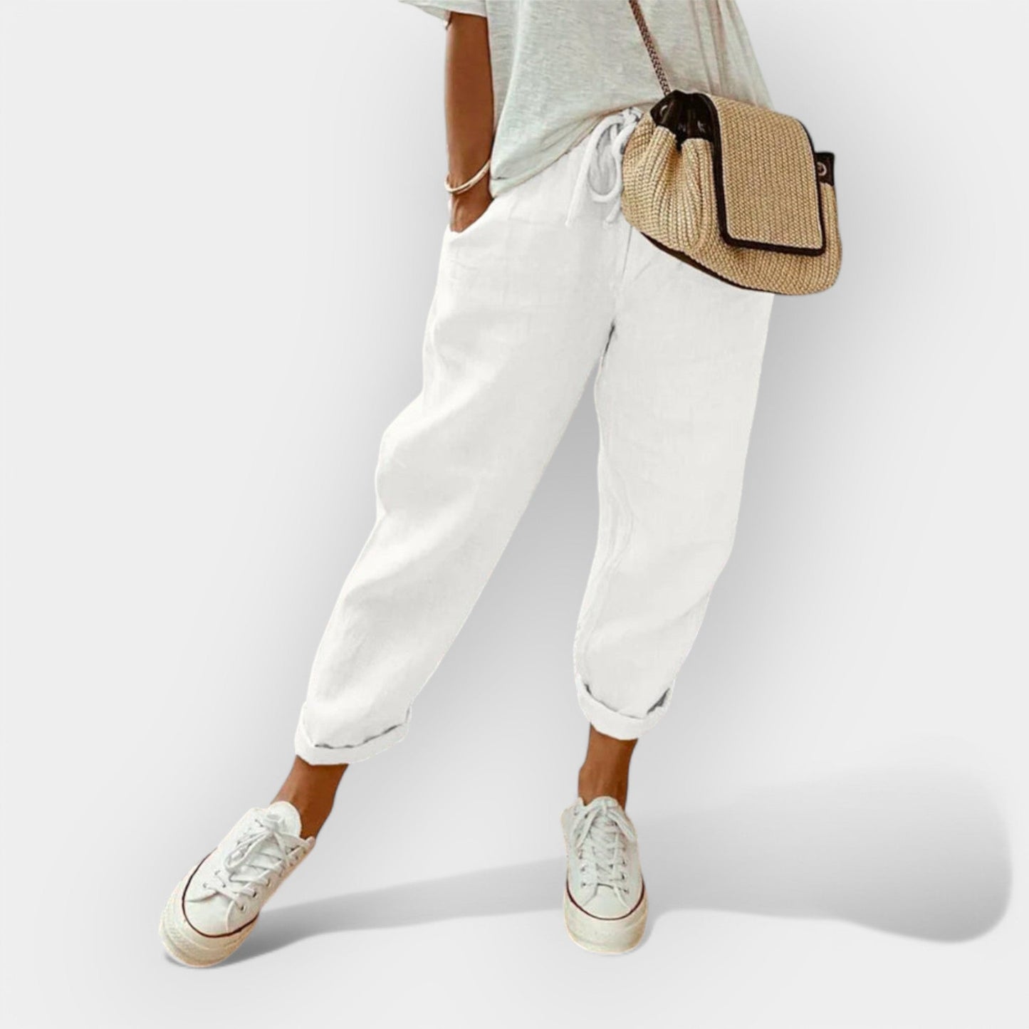 Linen Hafif Pantolon