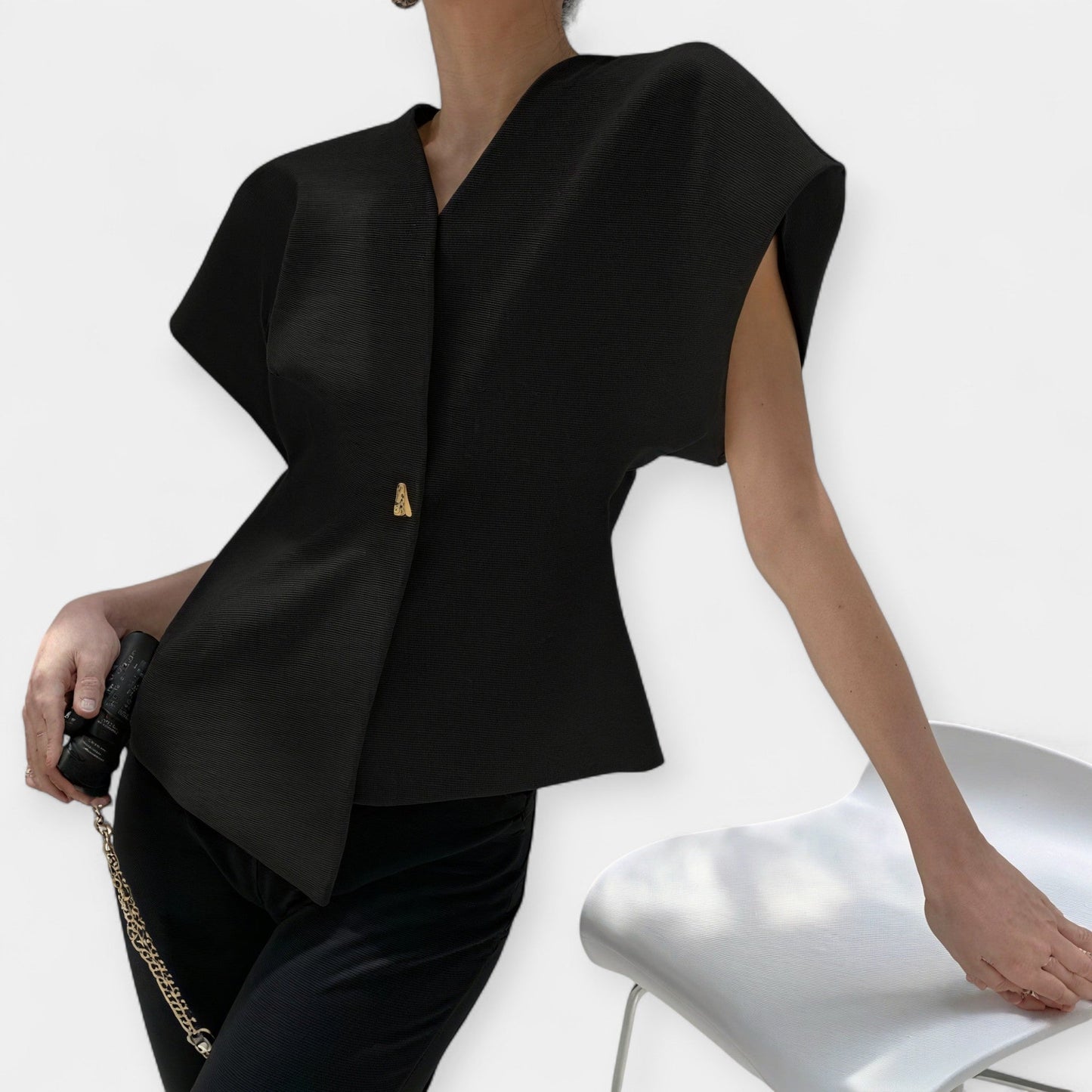Şık Minimal Tasarımlı Bluz