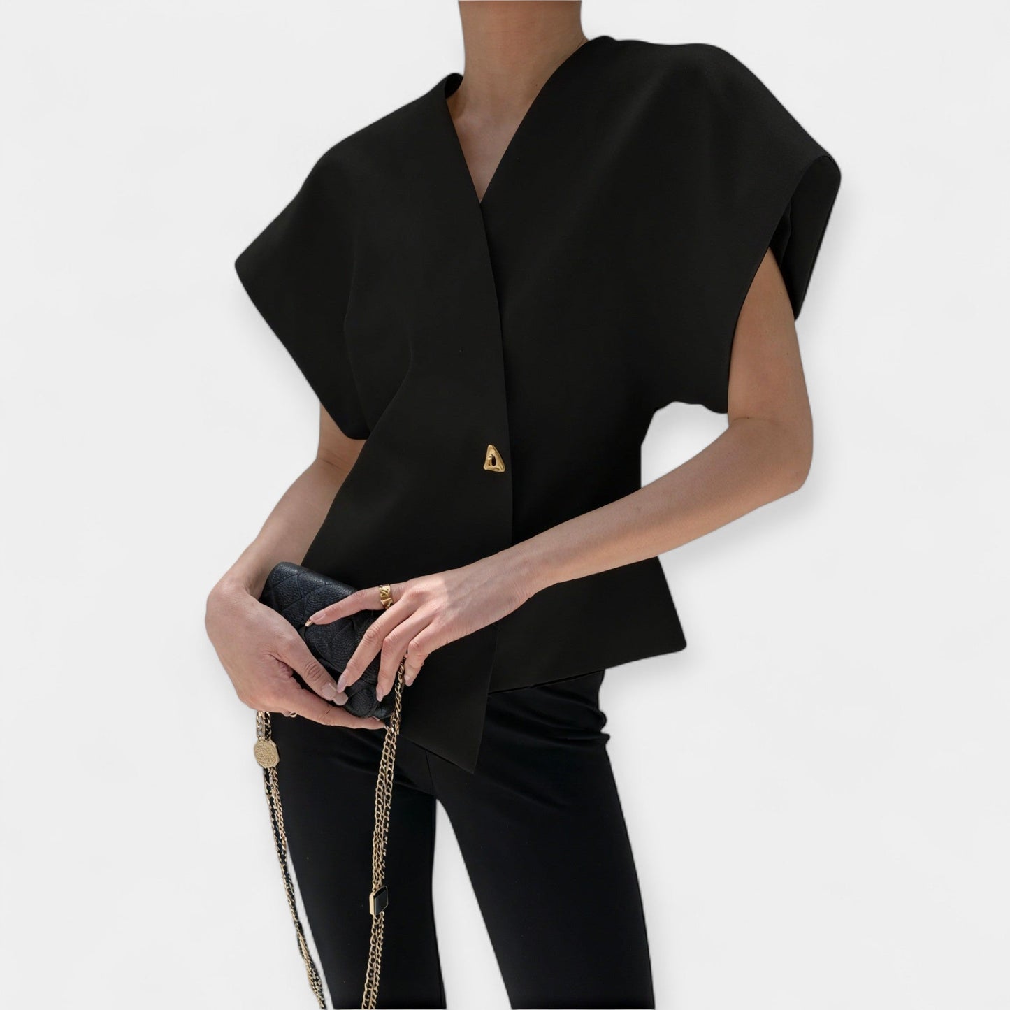 Şık Minimal Tasarımlı Bluz