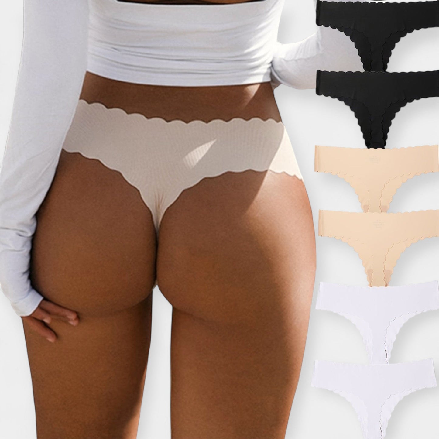 6 Parça Seksi Thong Slip