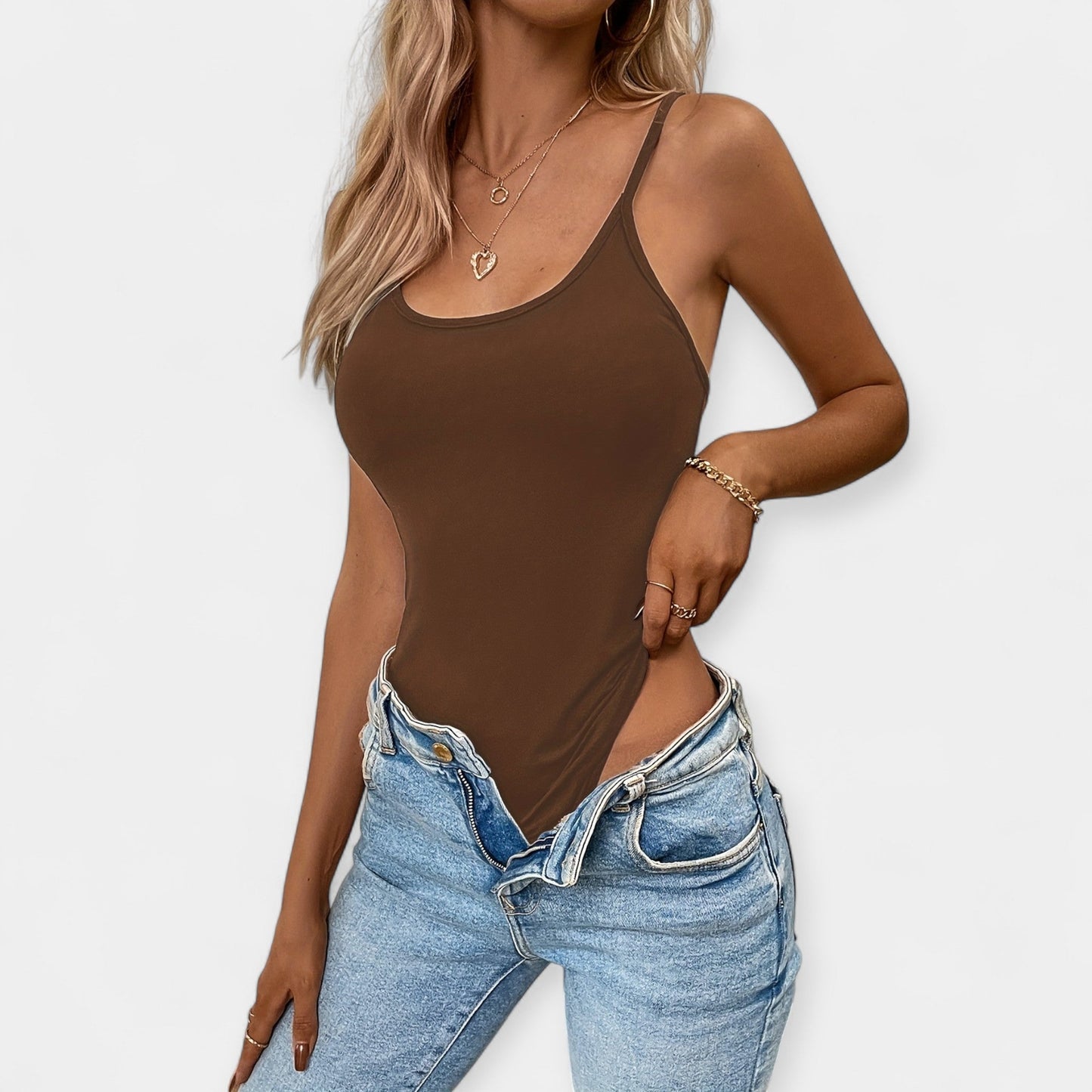 İnce Askılı Bodysuit