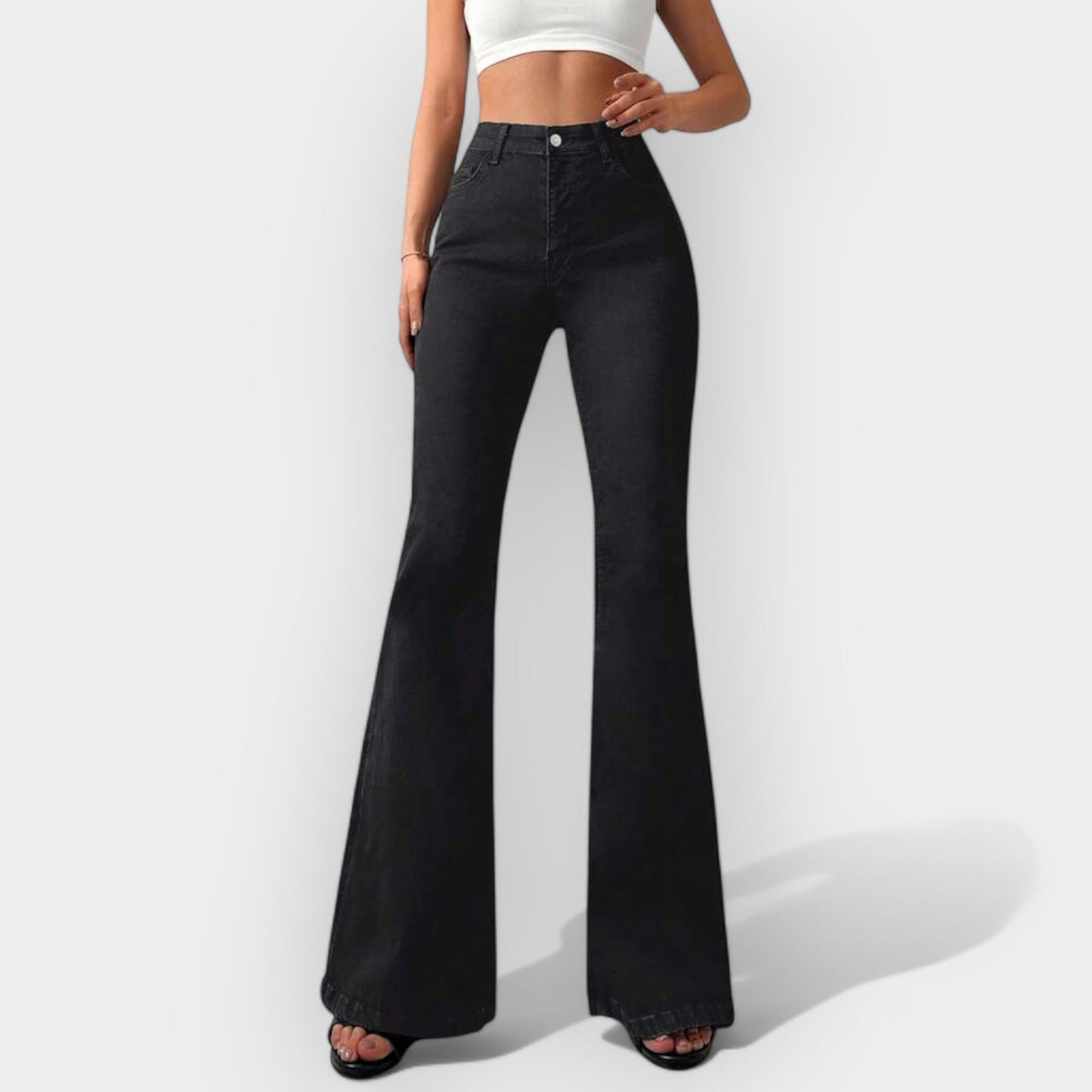 Yüksek Bel Bootcut Jean