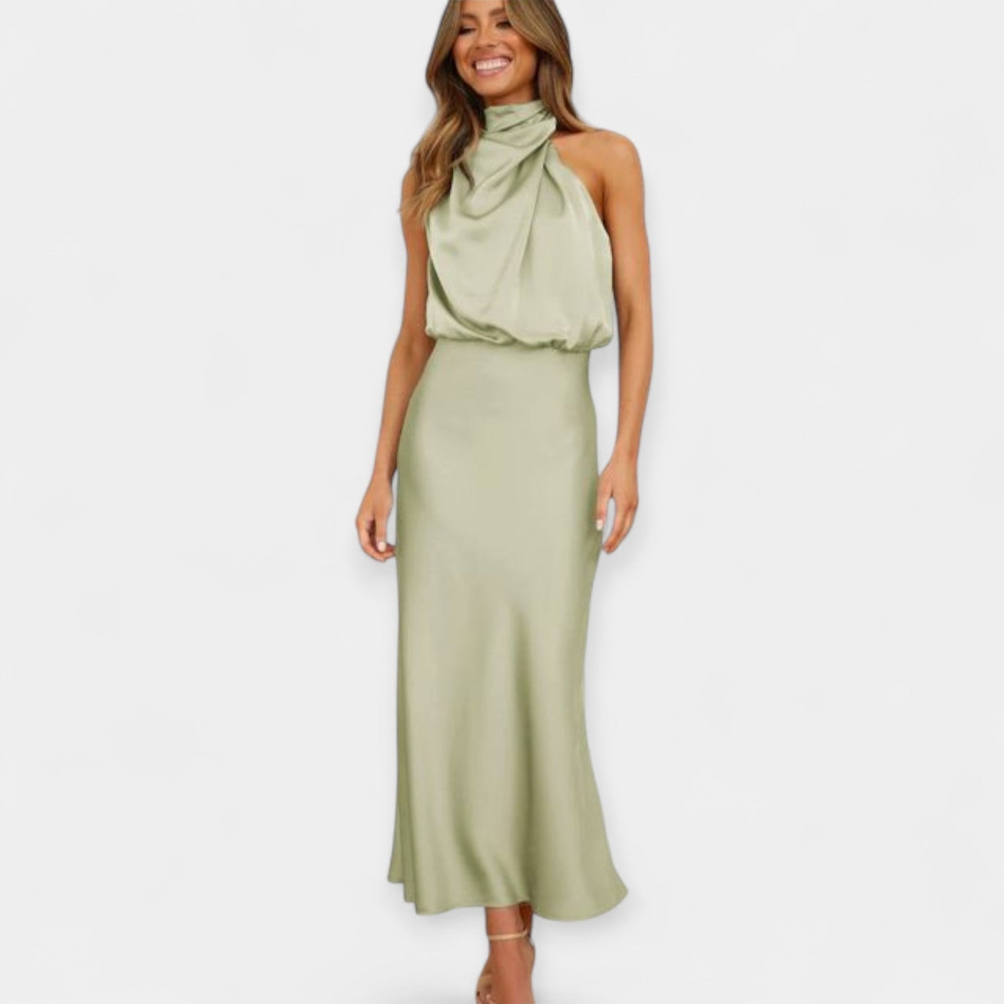Maxi Off-Shoulder Elbise