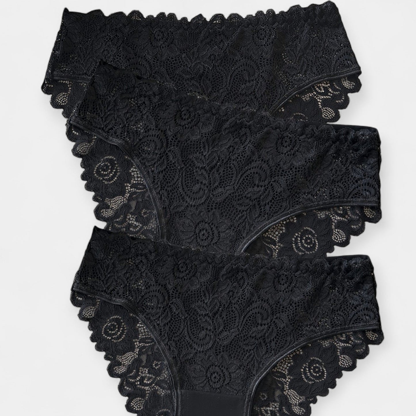 Dantel Detaylı 3'lü Slip Set