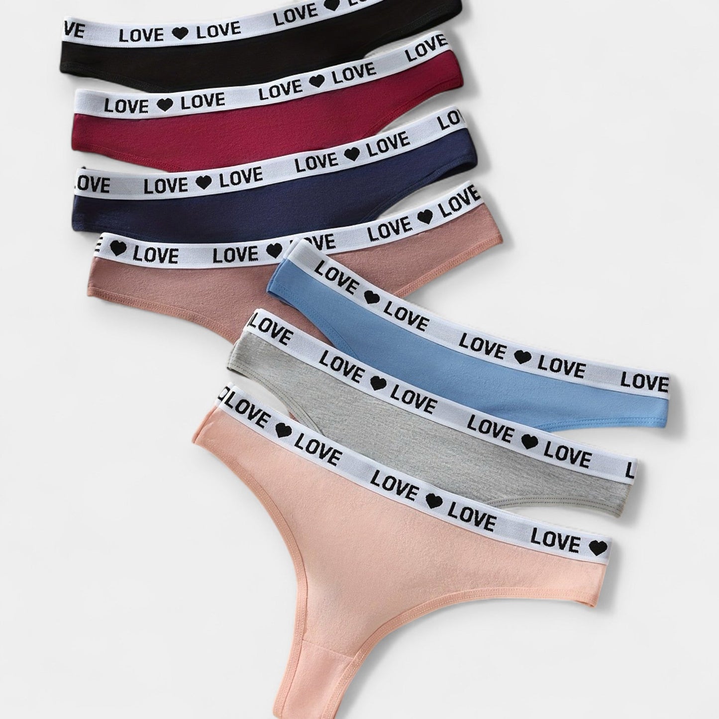7 Parça Seksi Slip Takımı