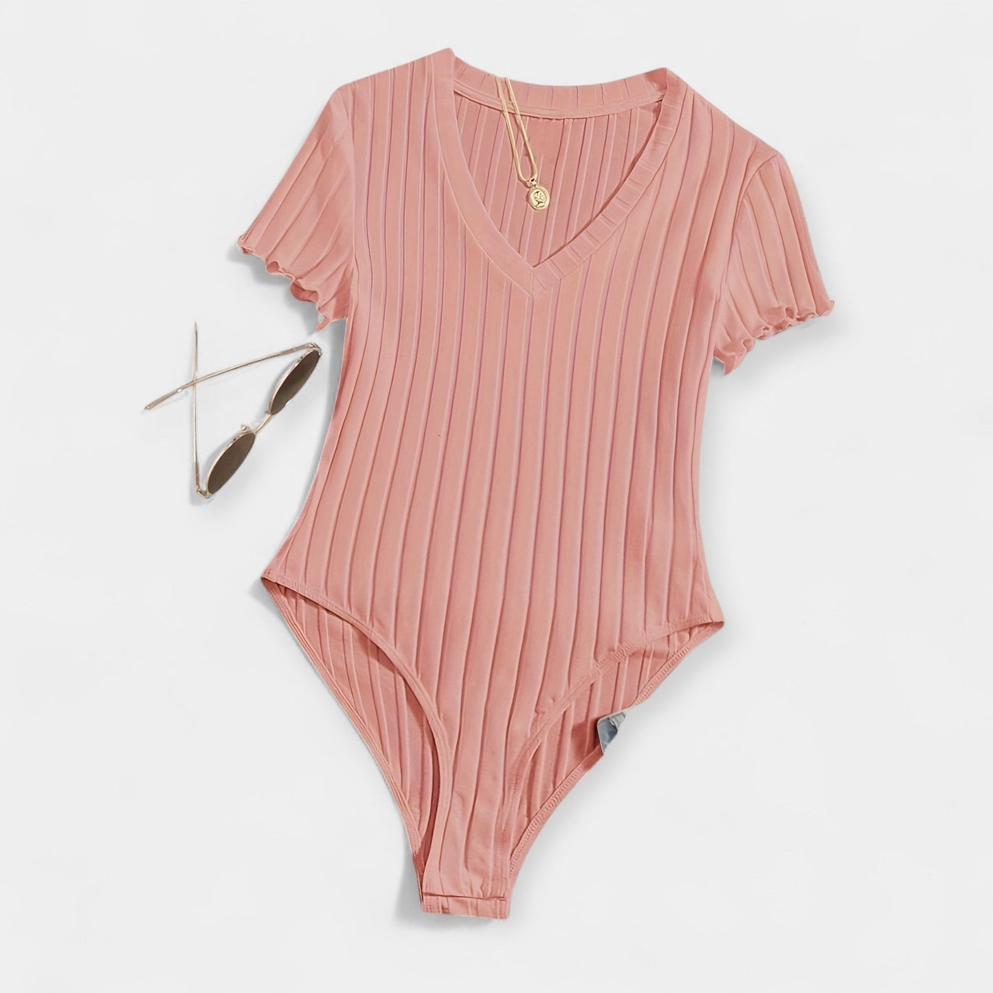 Boru Detaylı Bodysuit