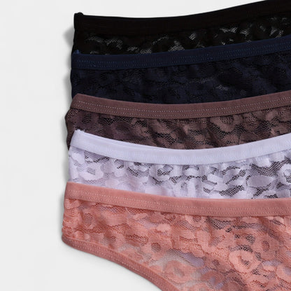 5 Parça Seksi Tanga Sırtı Seti