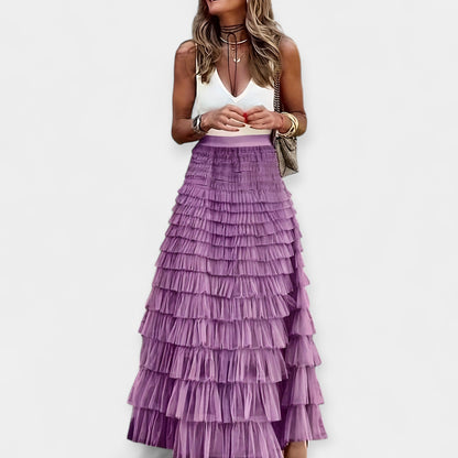 Boho File Detaylı Etek