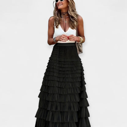 Boho File Detaylı Etek