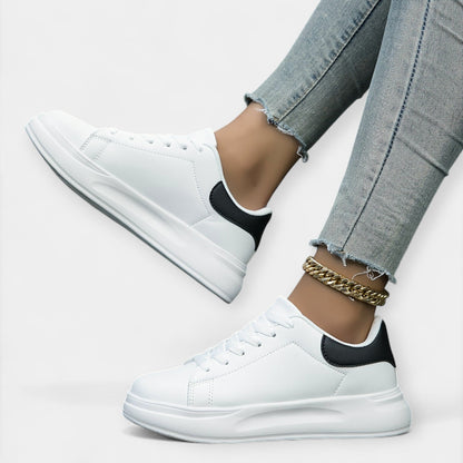 Beyaz Deri Sneakers
