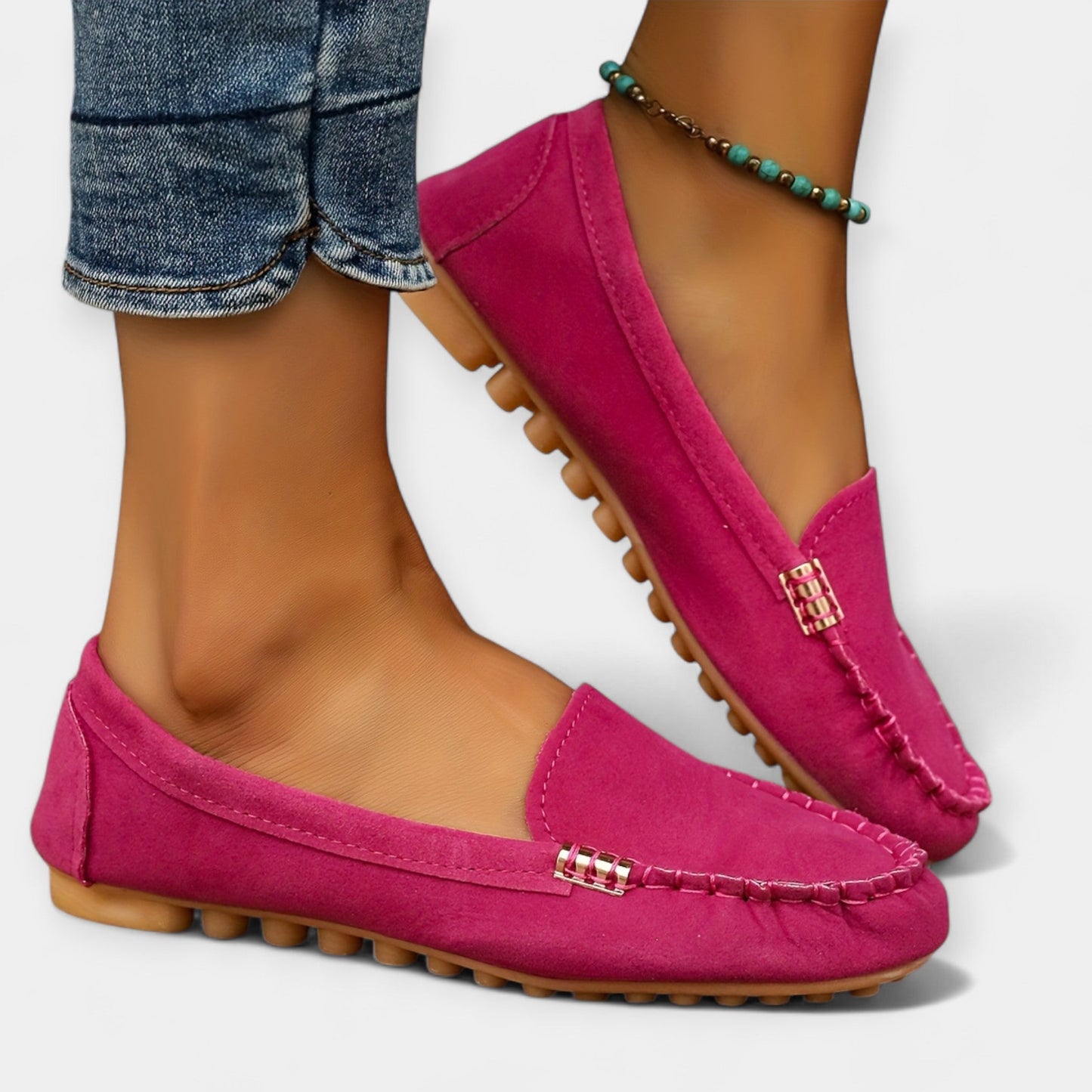 Metal Detaylı Loaferler