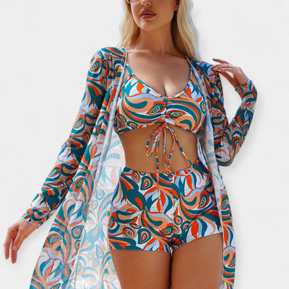 Yüksek Bel Bikini ve Plaj Kıyafeti