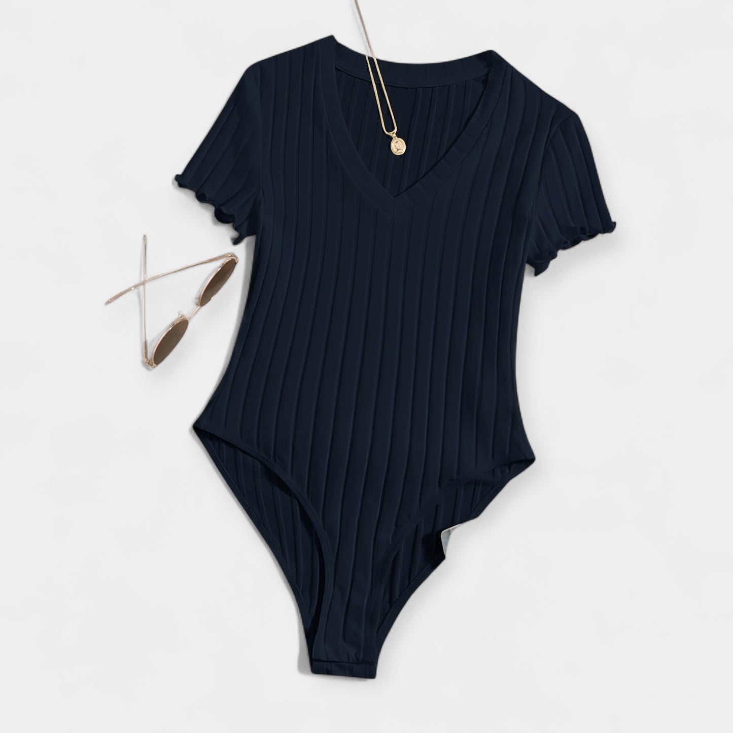 Boru Detaylı Bodysuit