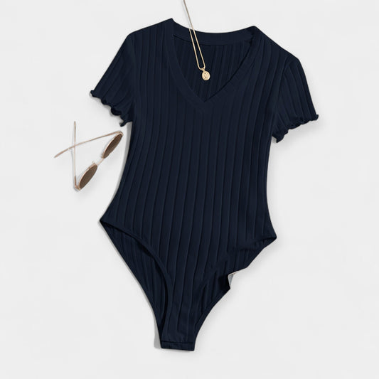 Boru Detaylı Bodysuit