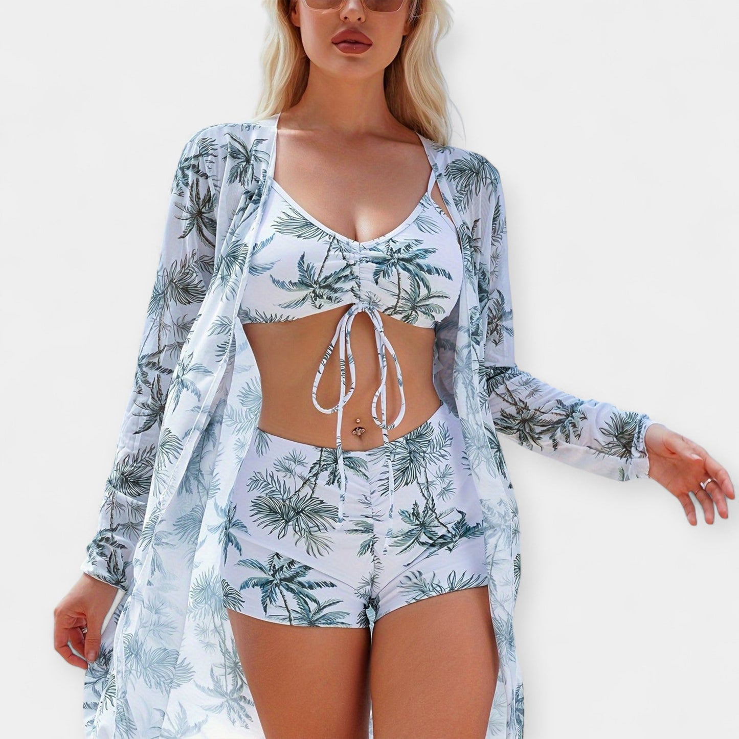 Yüksek Bel Bikini ve Plaj Kıyafeti