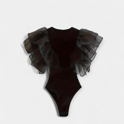 Raglan Kol Bodysuit