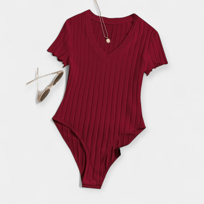 Boru Detaylı Bodysuit