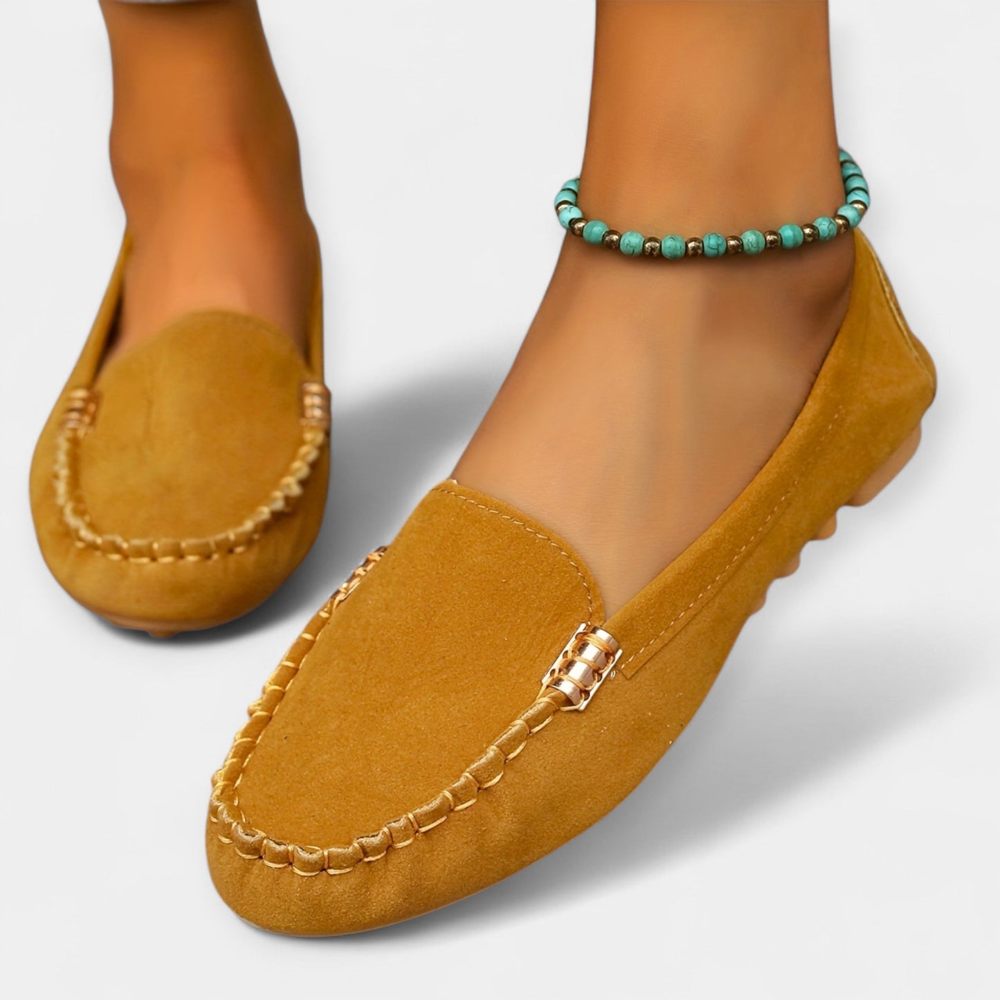 Metal Detaylı Loaferler