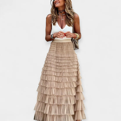 Boho File Detaylı Etek