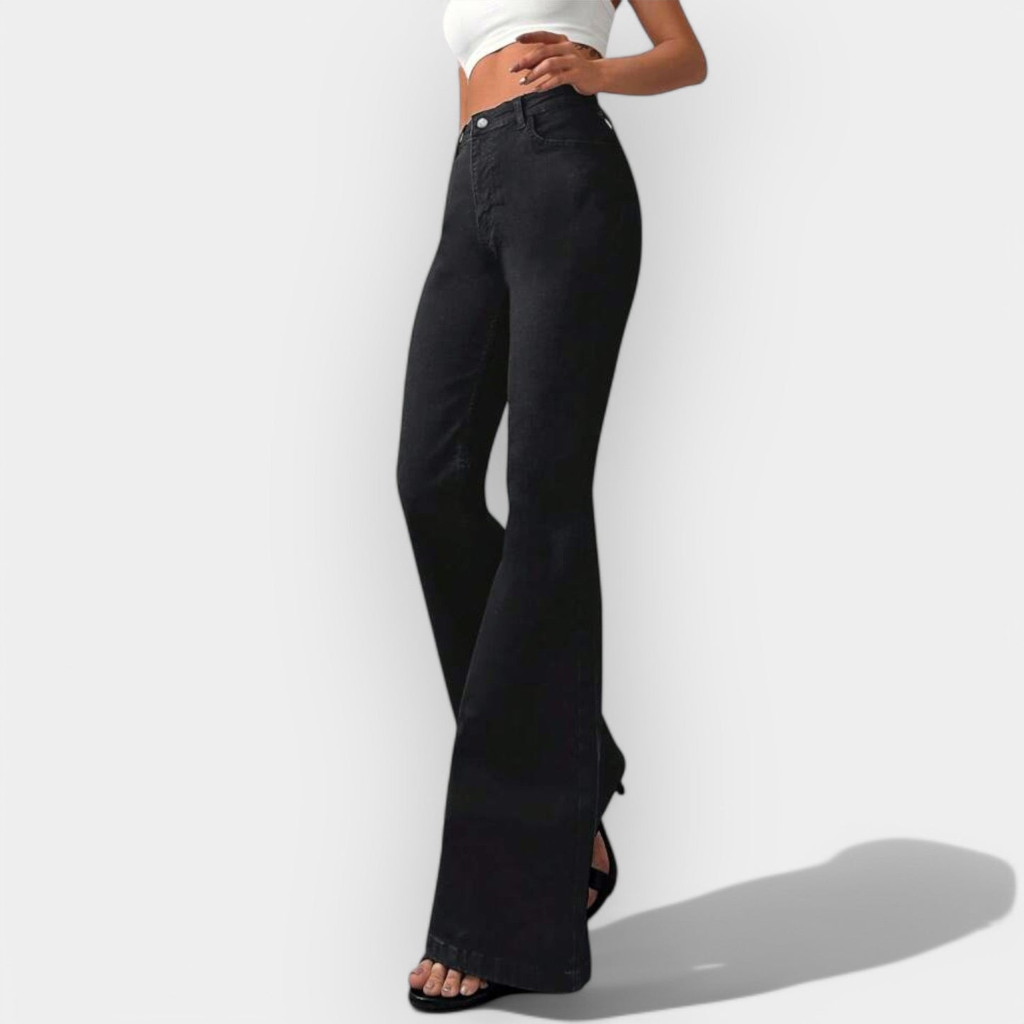 Yüksek Bel Bootcut Jean