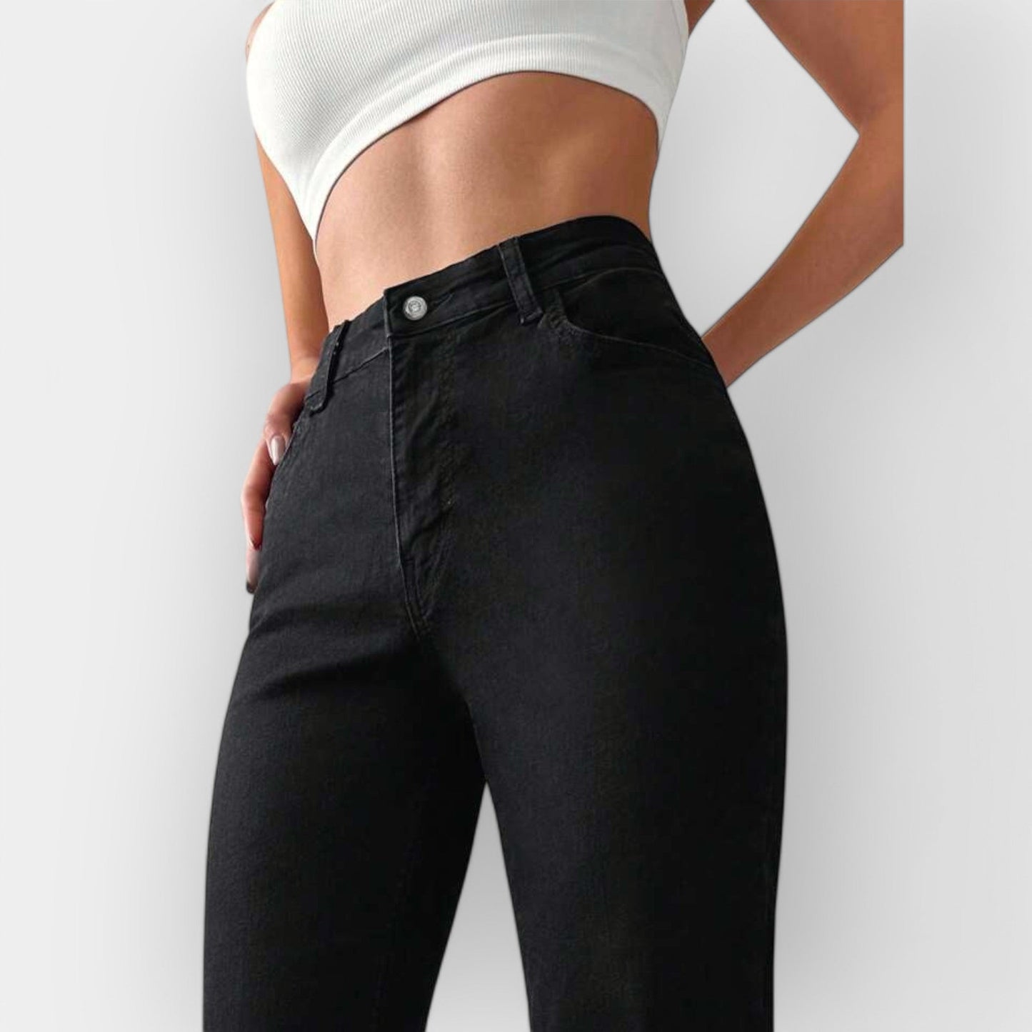 Yüksek Bel Bootcut Jean