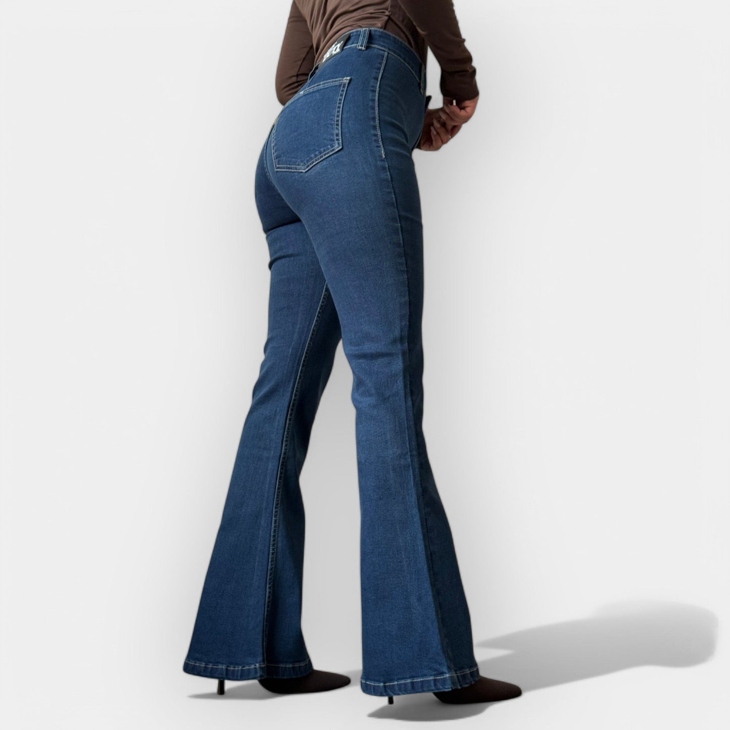 Yüksek Bel Flare Jean