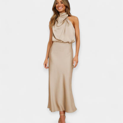Maxi Off-Shoulder Elbise