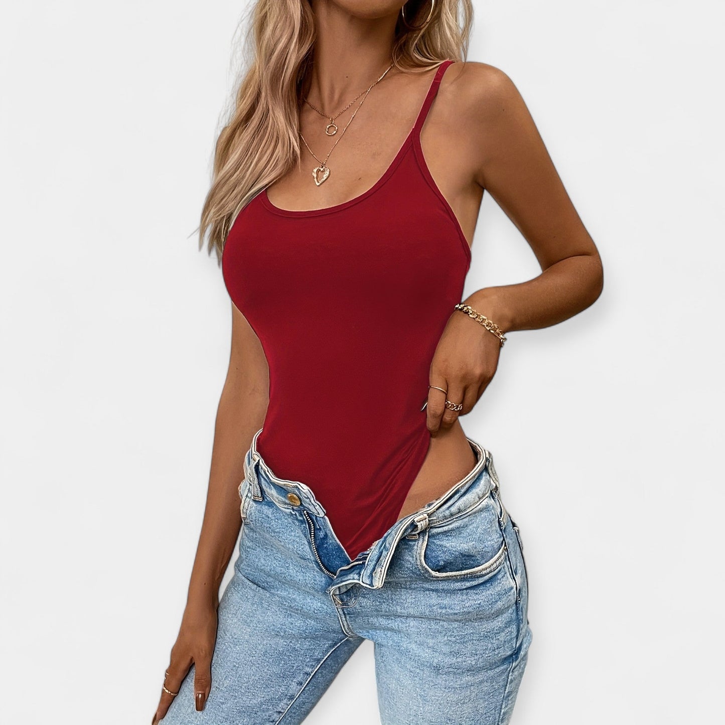 İnce Askılı Bodysuit