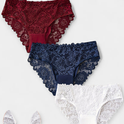 Dantel Detaylı 3'lü Slip Set