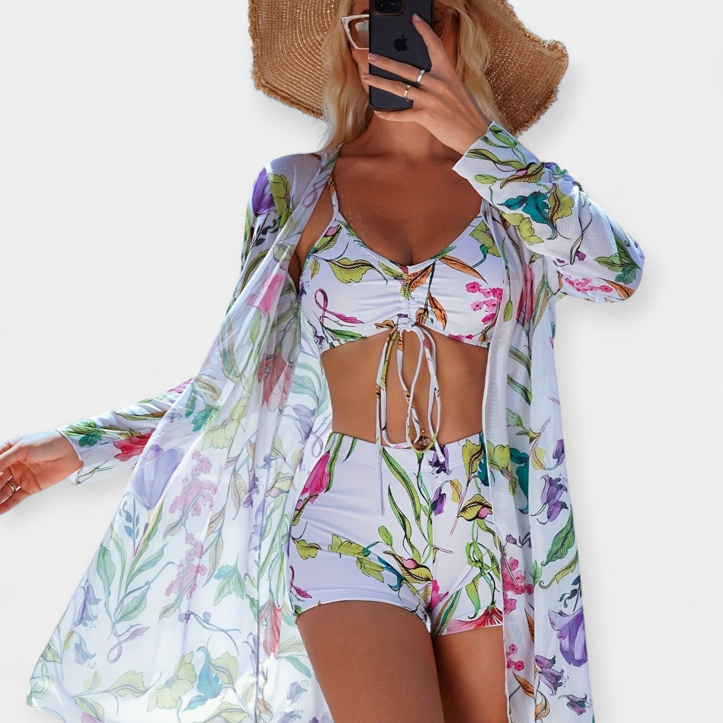 Yüksek Bel Bikini ve Plaj Kıyafeti